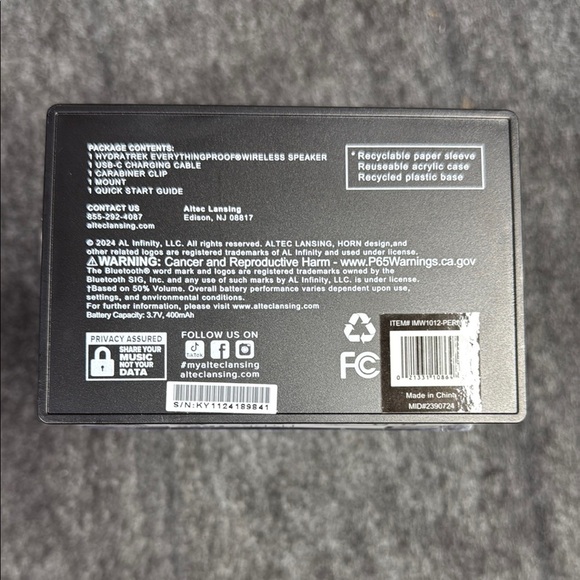 Altec Bluetooth speaker - Picture 6 of 9